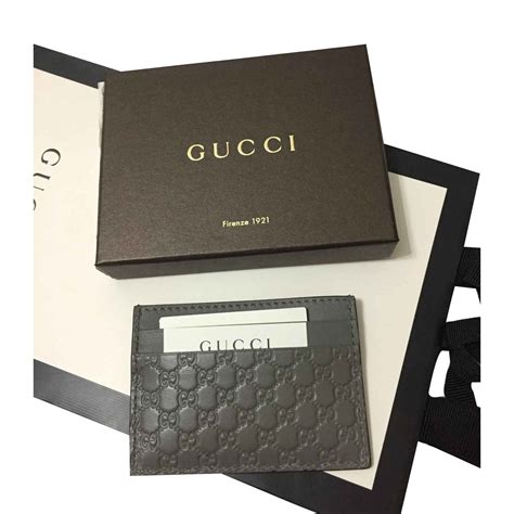 polrtatessere gucci|porta carte gucci donna.